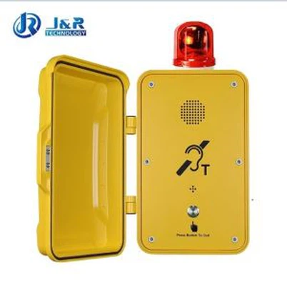 โทรศัพท์ฉุกเฉินแบบแฮนด์ฟรีทางอุตสาหกรรมพร้อม Beacon JR102-SC-L